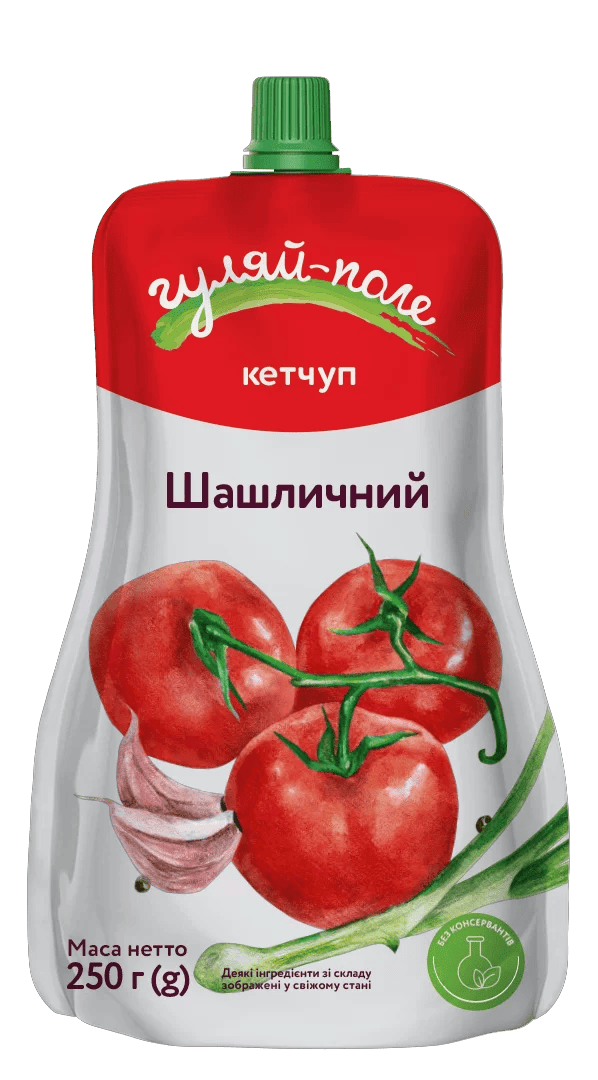 Кетчуп Шашличний Гуляйполе 250 грамів дой-пак, фото 1