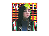 Аплікація пришивна різнокольорова "Billie Eilish" VOGUE 19,5×22 см