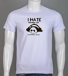 Футболка чоловіча Panda 2509м (Уп.4шт M-XXL), Білий