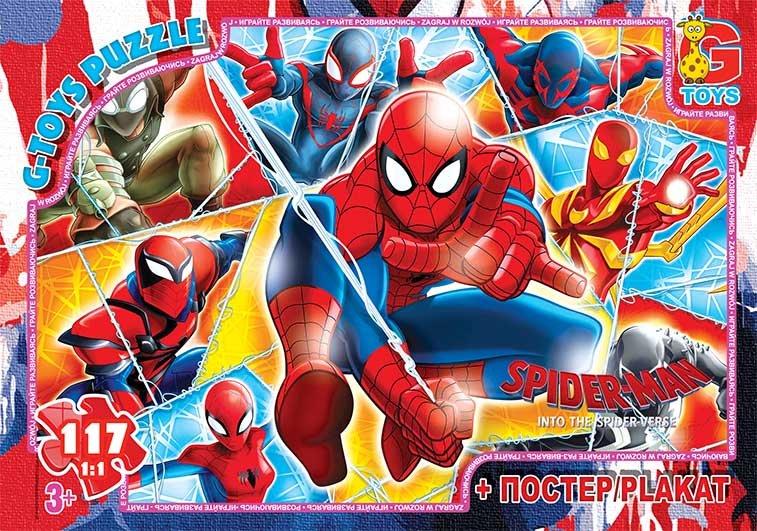 Пазл G-Toys Людина-павук 117 елементів SM907, фото 1