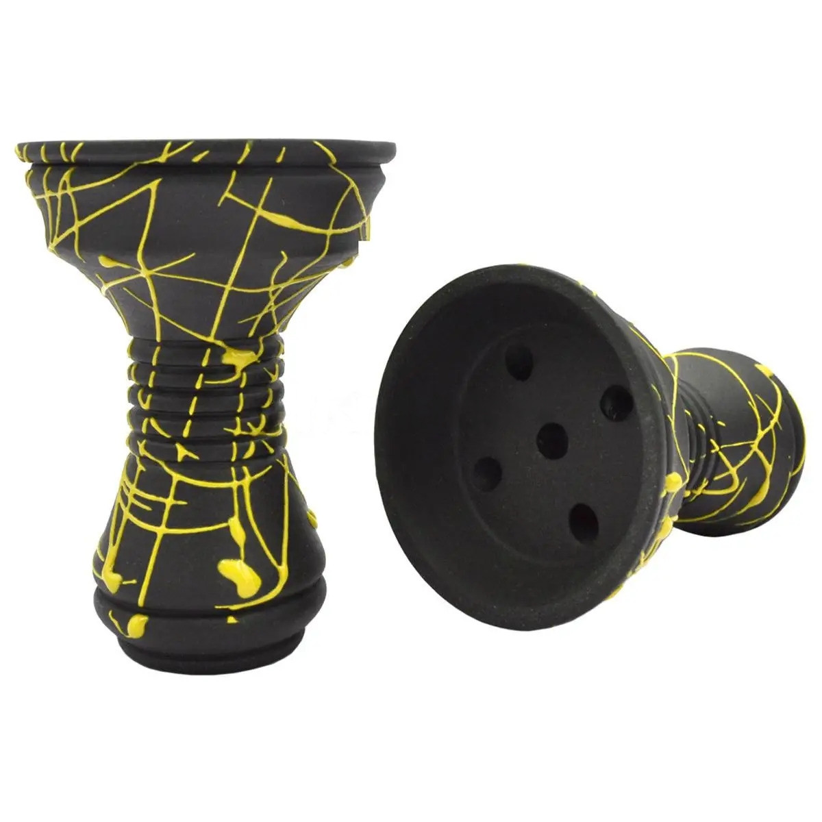 Чаша для кальяну Prestige Bowls Volcano - Black Yellow