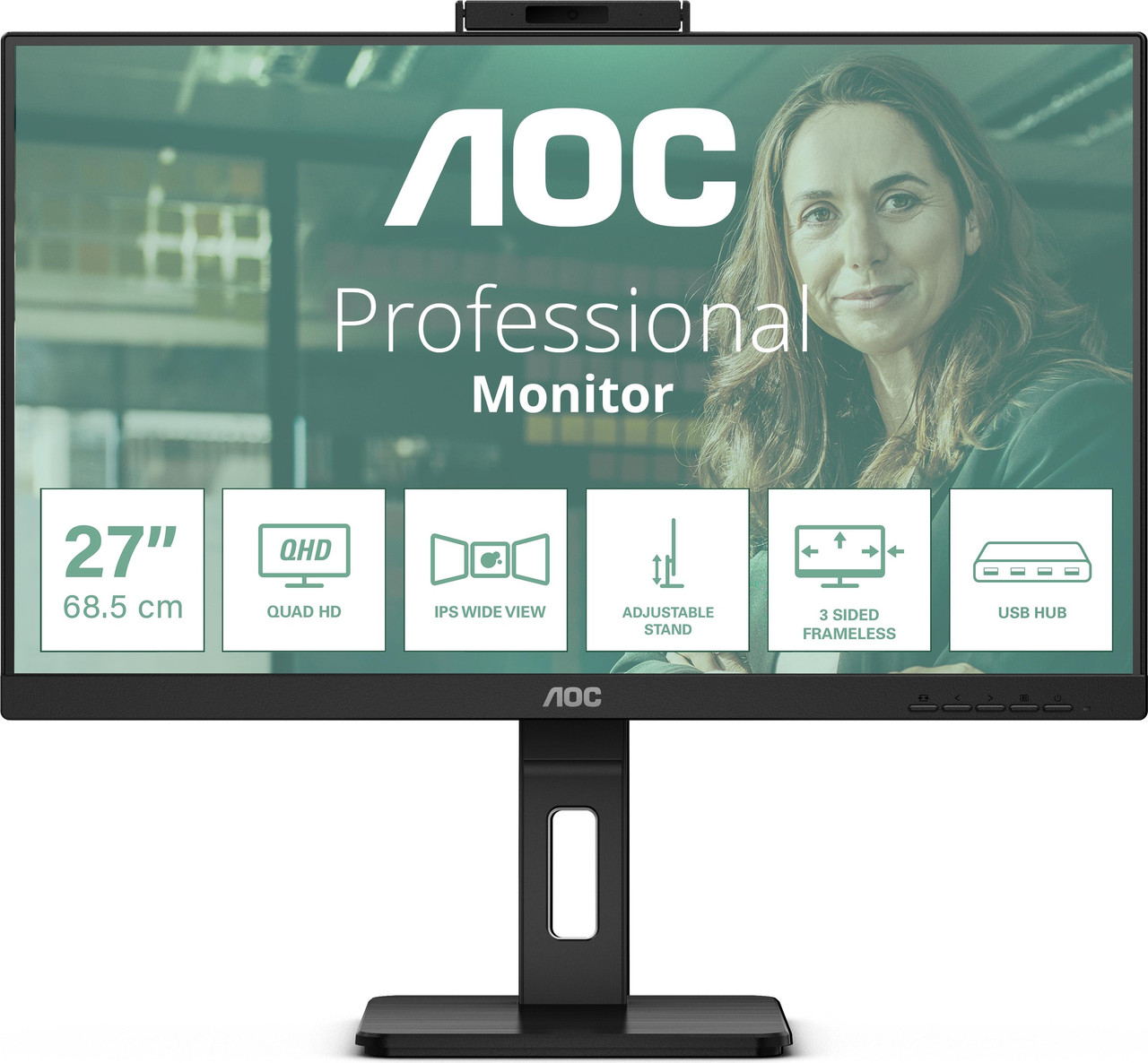 Монітор AOC Q27P3QW, фото 1