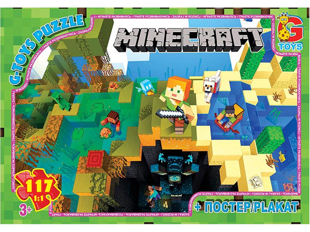 Пазл G-Toys Minecraft 117 елементів MC793, фото 1