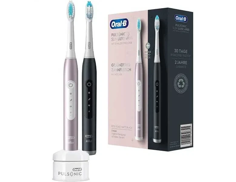 Oral-B  Pulsonic Slim 4900 RS/BK Набір електричних зубних щіток, фото 1