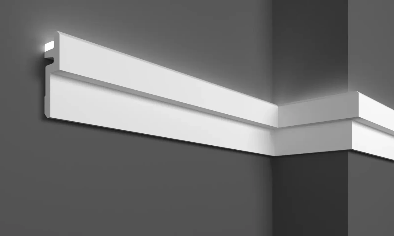 Карниз поліуретановий гладкий Gaudi Décor C 971, фото 1