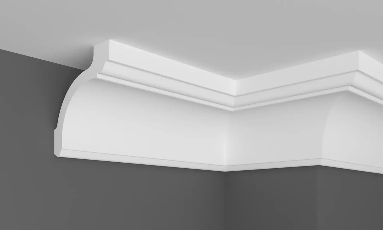 Карниз поліуретановий гладкий Gaudi Decor P 962, фото 1