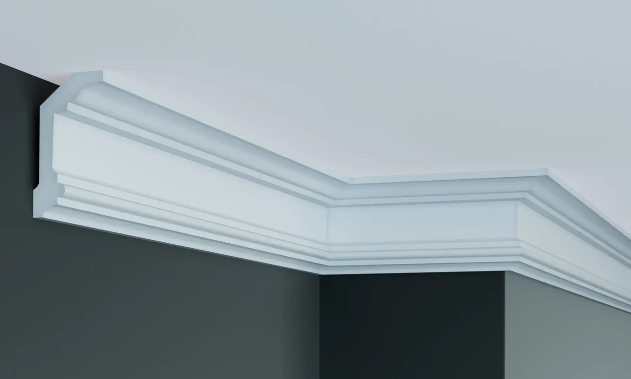 Карниз поліуретановий гладкий Gaudi Decor P 923, фото 1