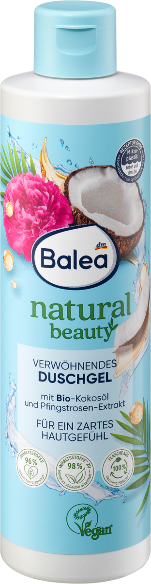 Гель для душу Balea Natural Beauty (Кокос) 250 мл