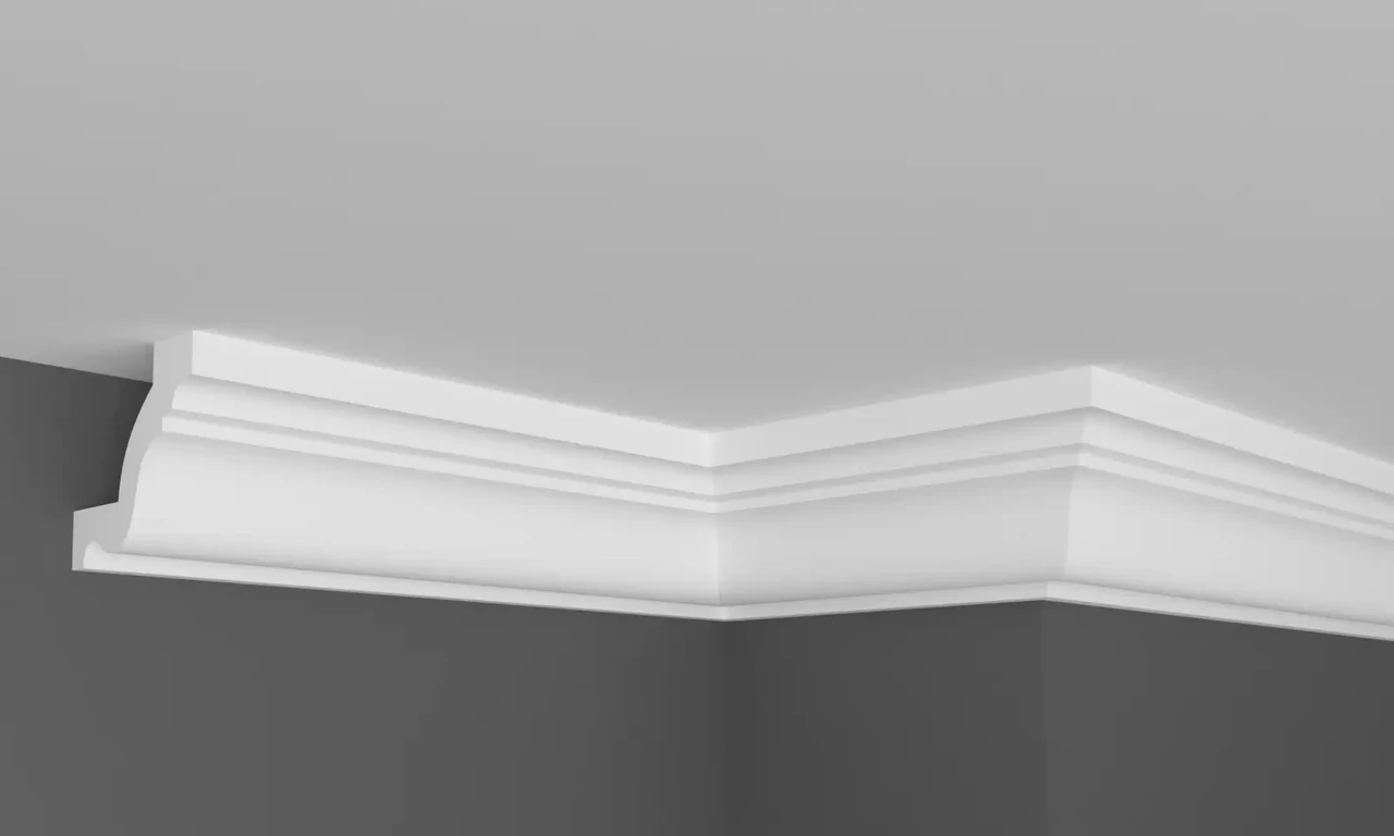 Карниз поліуретановий гладкий Gaudi Decor P 134, фото 1