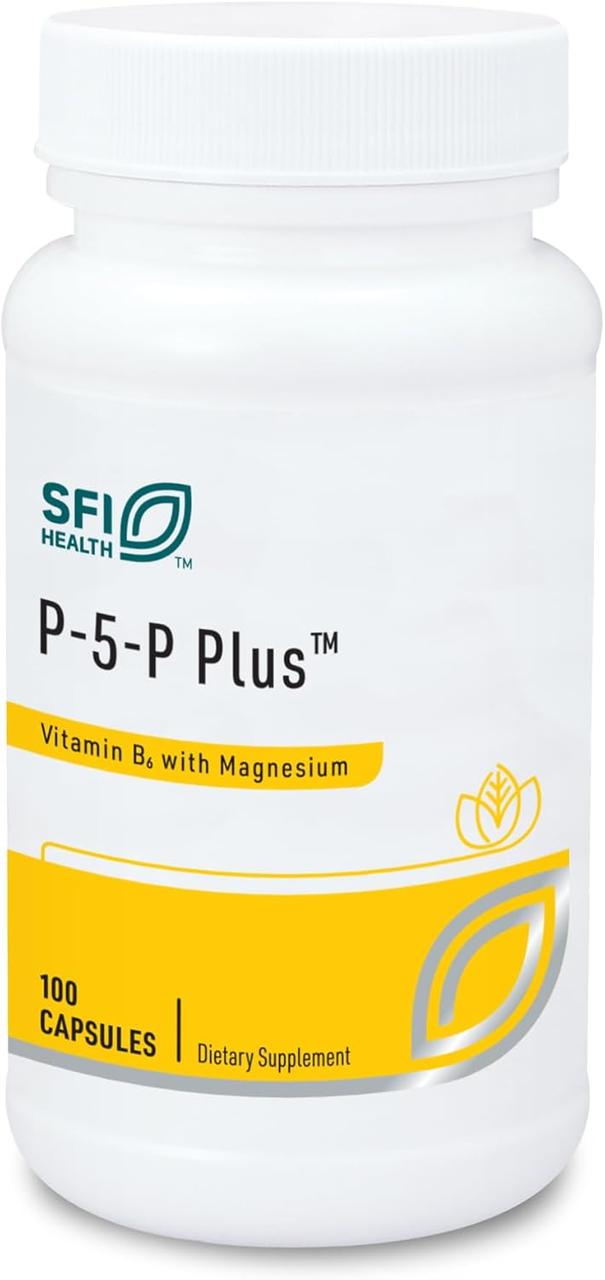 Klaire P-5-P Plus (Pyridoxal 5'-Phosphate with Magnesium) / Б6 + магній 100 капсул