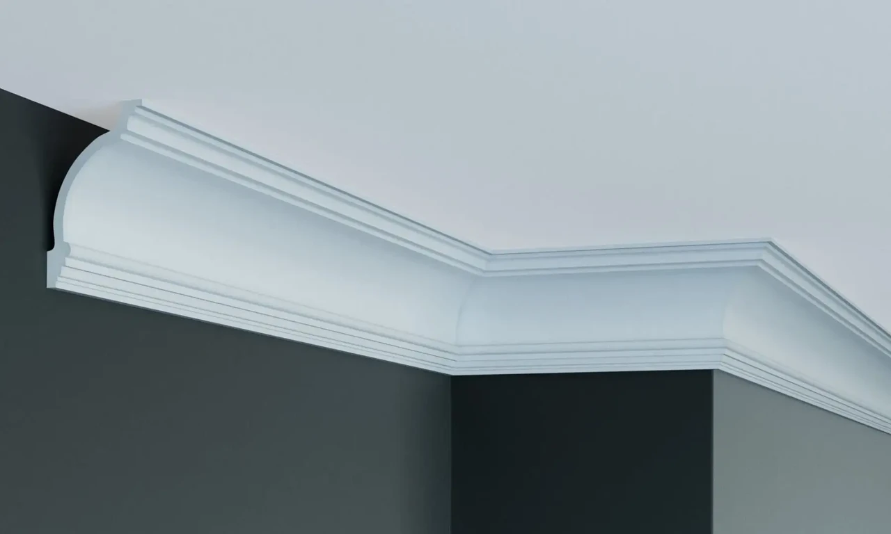 Карниз гладкий поліуретановий Harmony K 249 Flexi, фото 1