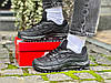 Чоловічі кросівки Nike Air Max TL 2.5 Totall Black Чорні Взуття Найк Аір Макс Тл текстиль шкіра демісезон, фото 6