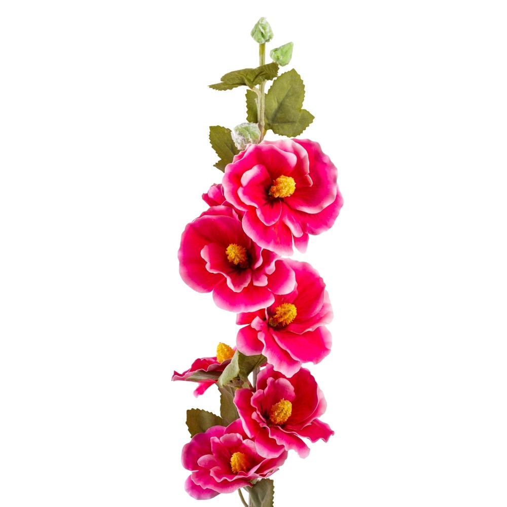 Штучна гілка “Мальва”, рожева, 88 см ELISEY, фото 1