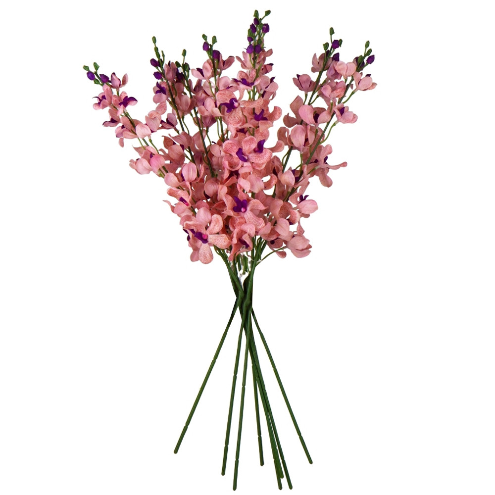 УЦІНКА Орхідея (65 см) (Сіп'ятиться квіти, треба буде клеїти) ELISEY, фото 1