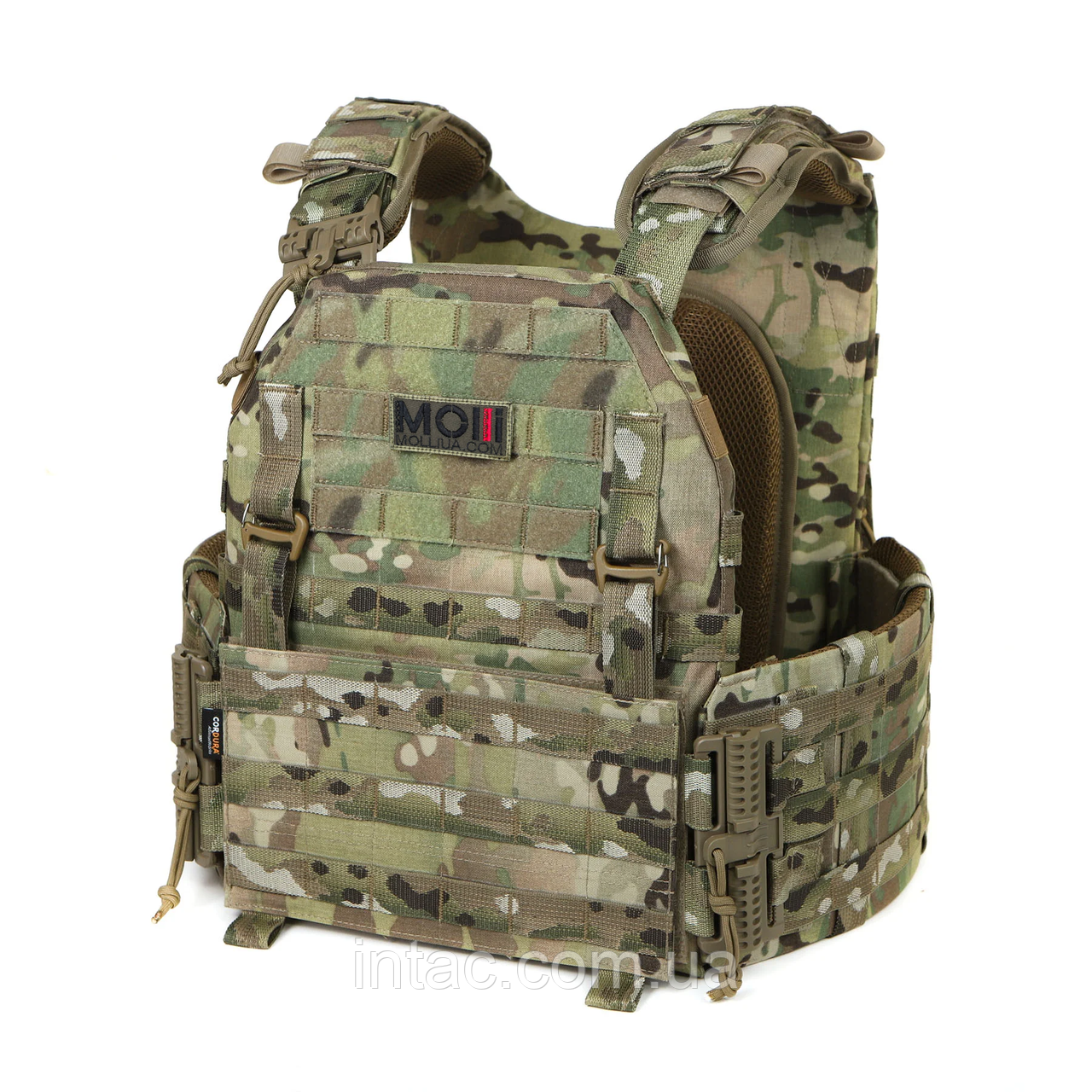 Плитоноска Falcon XL PRO Multicam з функцією швидкого скидання МОЛЛІ, фото 1