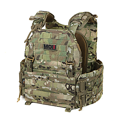 Плитоноска Falcon XL PRO Multicam з функцією швидкого скидання МОЛЛІ