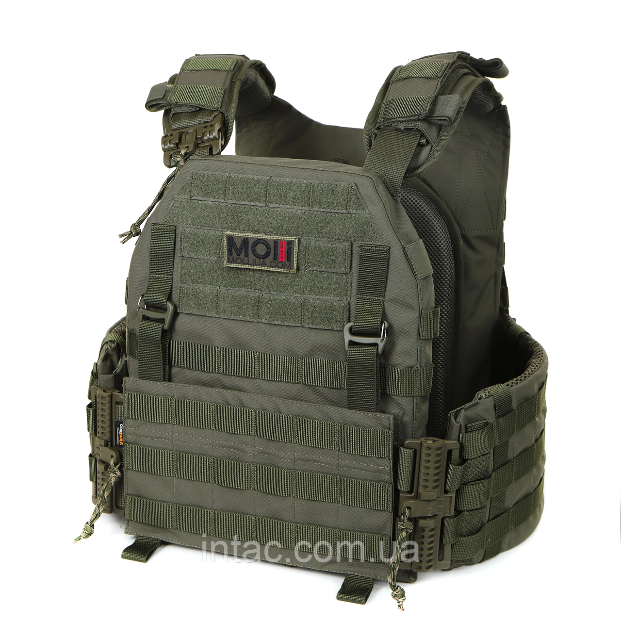 Плитоноска Falcon XL PRO Ranger Green з функцією швидкого скидання, фото 1