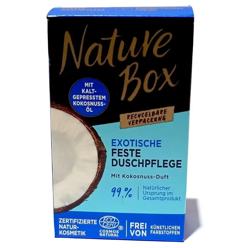 Nature Box твердий гель для душу з кокосовою олією, 100 г