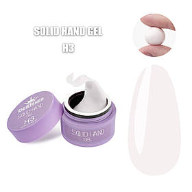 Гель-пластилін Solid hand gel 15 мл., Дизайнер для об'ємного дизайну, нарощування та ремонту нігтів нігтів H3