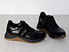 Кросівки жіночі з натуральної шкіри та замші чорні 37р, фото 10