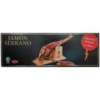 Хамон нога Collell Serrano з підставкою та ножем в подарунковій упаковці 6,5 кг