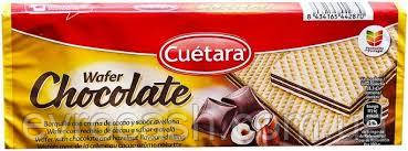 Вафлі Cuetara Chocolate шоколадні 150 г, (21 шт ящик)