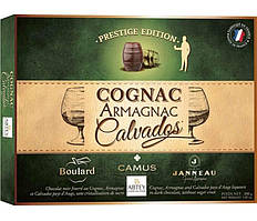 Цукерки Abtey асорті prestige cocnag armagnac 200 грм 13 шт ящ