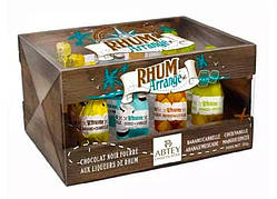 Бутилочки з лікерами ABTEY Snowbox Rhum Arrange Assorted  155 грам ( ящик 12 шт )