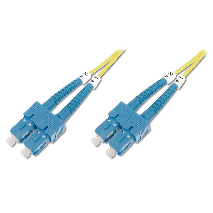 Патч-корд волоконно-оптичний Digitus SC-SC OS2 2м Жовтий (DK-2922-02)