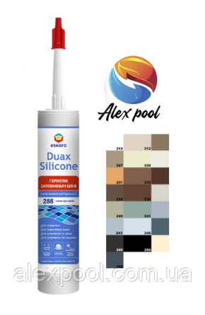 Eskaro Duax Silicone 300 мл - Герметик для швів силіконовий нейтральний Кольору в описі