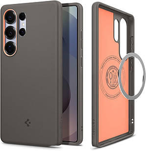 Чохол Spigen Nano Pop MagFit Papaya Gray для Samsung Galaxy S25 Ultra SM-S938 ACS09058