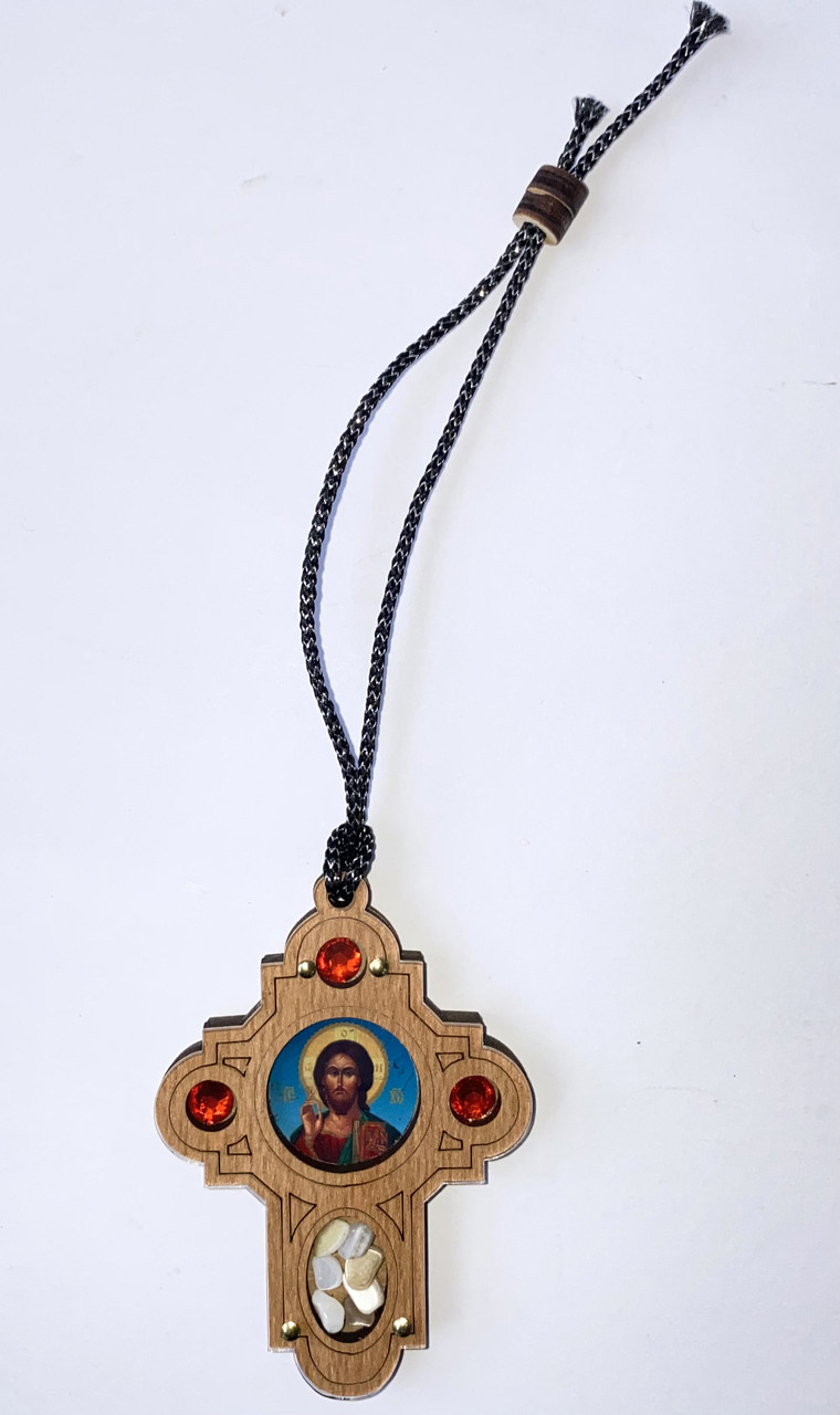 Хрест на шнурку хдф, довжина 7 см, ширина 5 см, фото 1