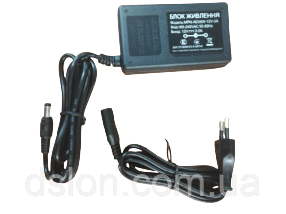 Блок живлення ноутбучний MPN-AD36W-12V-3A