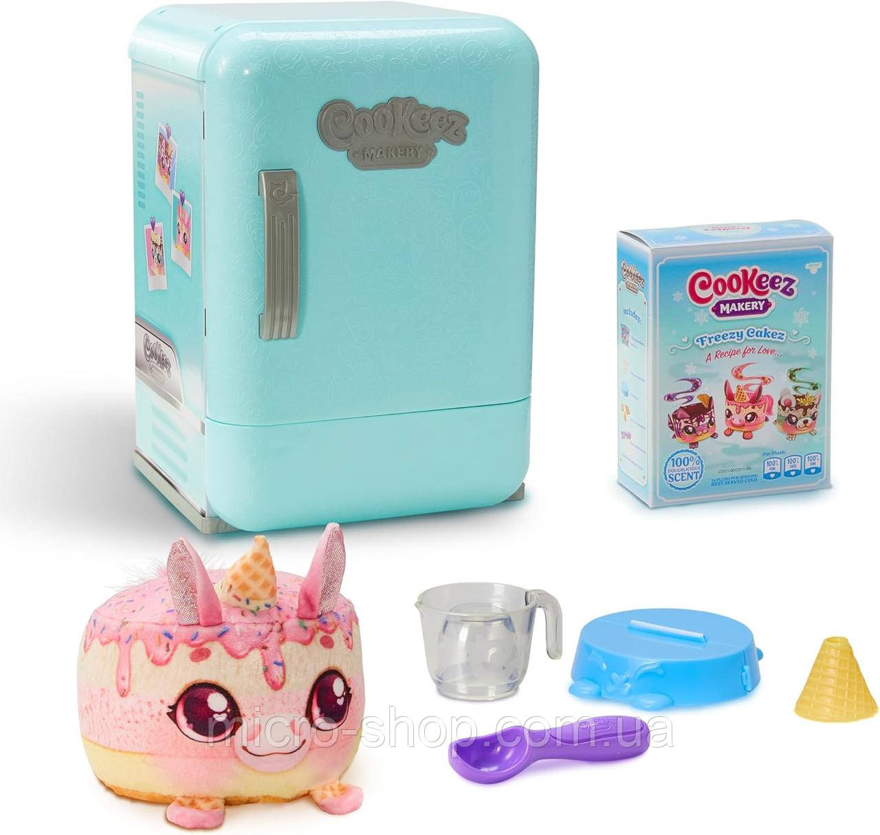 Інтерактивна іграшка сюрприз Cookeez Makery Freezy Cakez. Холодильник Торт-морозиво