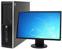 Комплект Комп'ютер HP Compaq 6300 Pro SFF (i5-3570/8/120SSD) + Монітор 22" Samsung 2243BW "Б/У"