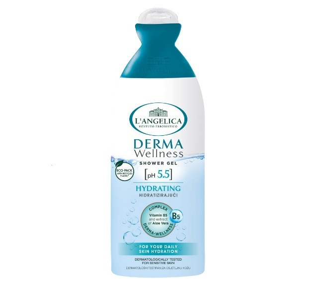 Гель для душу L`angelica Wellness Зволоження 250 мл, фото 1