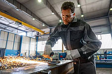 Професійна кутова шліфувальна машина Bosch GWS 800 — компактна болгарка 800 Вт, диск 125 мм, для різання та шліфування металу,, фото 4