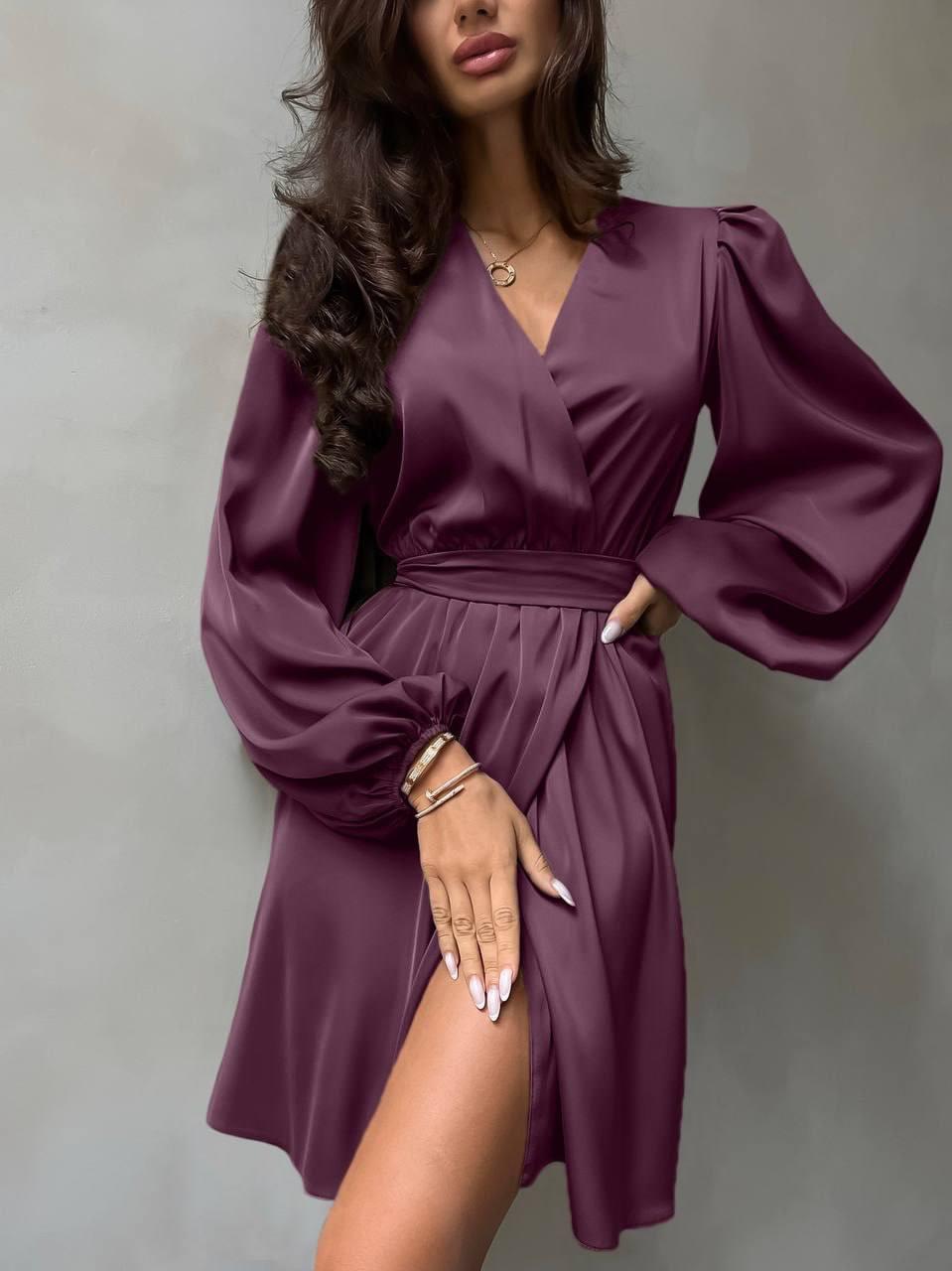 Сукня шовкова в кольорах 8293, фото 1