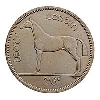 Ірландія ½ крони, 1962