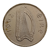 Ірландія ½ крони, 1962, фото 2