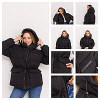 Курточка жіноча коротка з капюшоном
