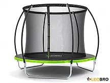 Дитячий батут із внутрішньою захисною сіткою 252 см LEOBRO Pro 8FT GREEN
