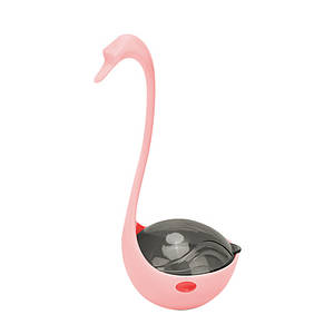 Іграшка годівниця DT-1223 Лебідь 8,5*8*17,5 см з інфрачервоним світлом Pink