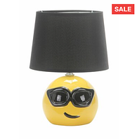 Настольная лампа классическая с абажуром из ткани для спальни прикроватная с тканевым абажуром для прикроватной тумбы Sirius D1-51