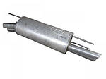 Глушник Опель Омега Б (Opel Omega B) 3.0 i SDN kat 94- (17.238) Polmostrow алюминизированный