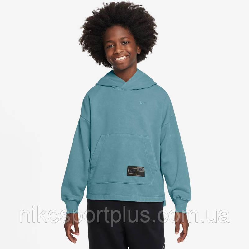 ТОЛСТОВКА K NK COB FLC PO HOODIE WASH FZ5266-464