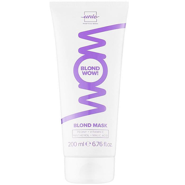 Маска для світлого волосся Unic Wow Blond Mask 200мл, фото 1