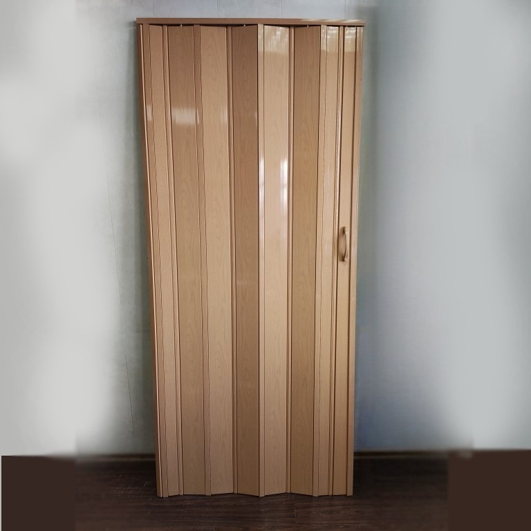 Двері гармошка глуха посилена, дуб білий 880*2030*10 мм Еліт. Двері міжкімнатні. Доставка, фото 1