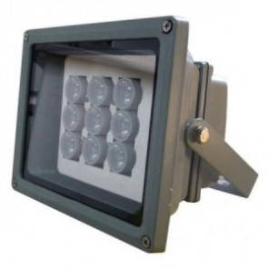 Інфрачервона лампа / ІЧ-прожектор IR Illuminator (LW9-100IR45-220) 24W 100 м 45 градусів 220V сірий бу