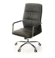 Офісне комп'ютерне крісло Натан CH Tiltф, шкіряне крісло для дому/в кабінет, м'яке крісло для офісу